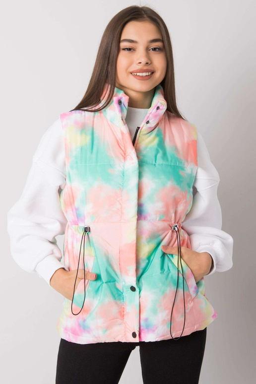 Zaļa un oranža Loie welt veste