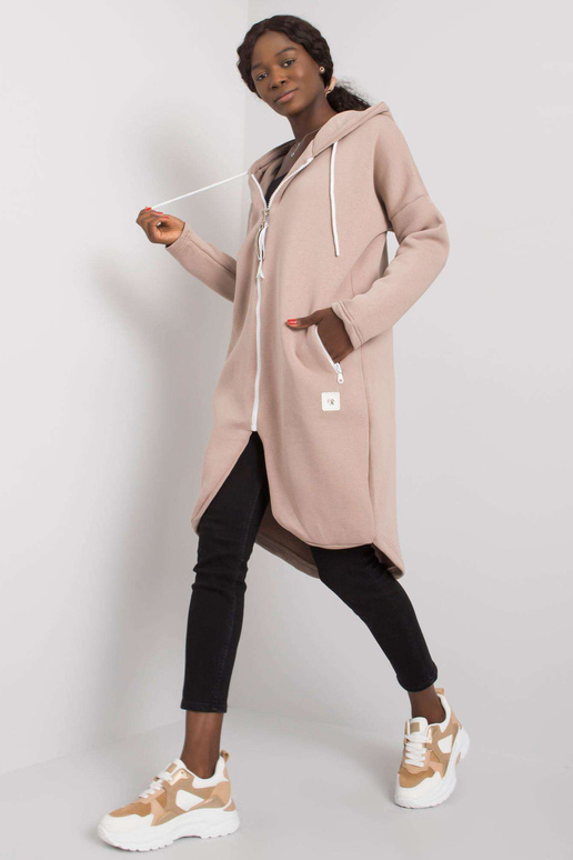 Tumši bēšs džemperis Satriecošs Tumši bēšs džemperis Satriecošs