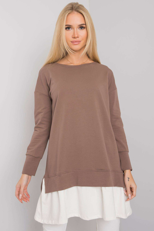 Brūna kokvilnas tunika Brighton RUE...