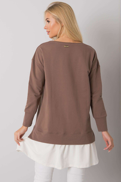 Brūna kokvilnas tunika Brighton RUE...