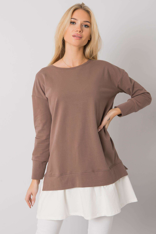 Brūna kokvilnas tunika Brighton RUE...