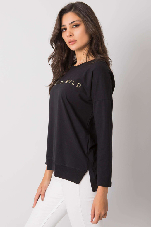 Melna sieviešu kokvilnas blūze Dover... Melna sieviešu kokvilnas blūze Dover...