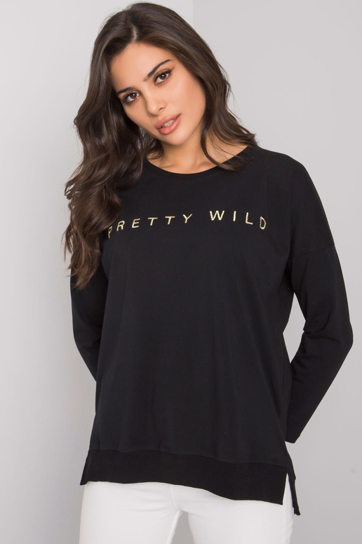 Melna sieviešu kokvilnas blūze Dover... Melna sieviešu kokvilnas blūze Dover...