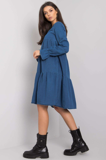 Tumši zila volānu sieviešu... 2