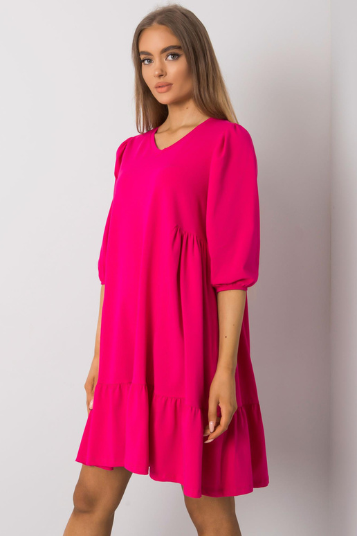 Yelda fuksijas kokvilnas kleita