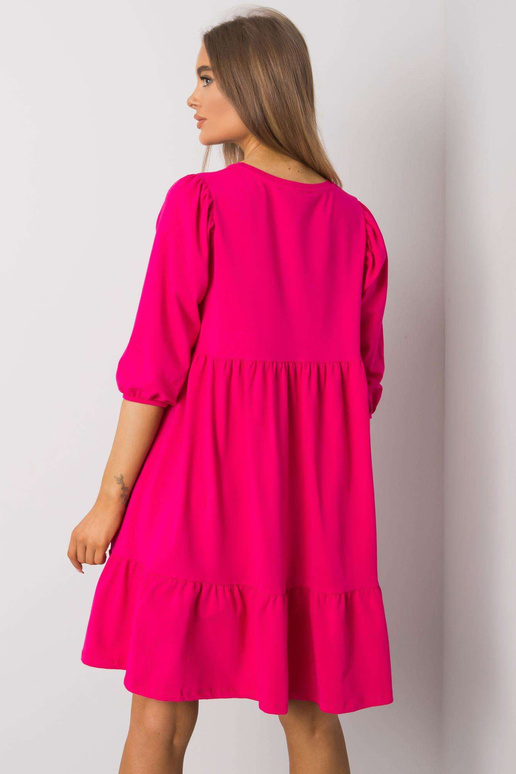 Yelda fuksijas kokvilnas kleita