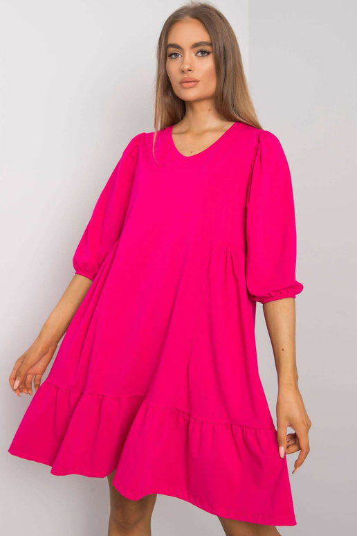 Yelda fuksijas kokvilnas kleita