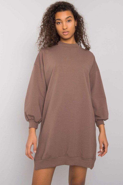 Brūna sieviešu kokvilnas kleita...