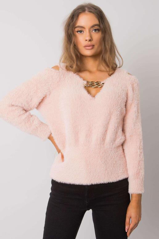 Netīri rozā izgriezuma džemperis...