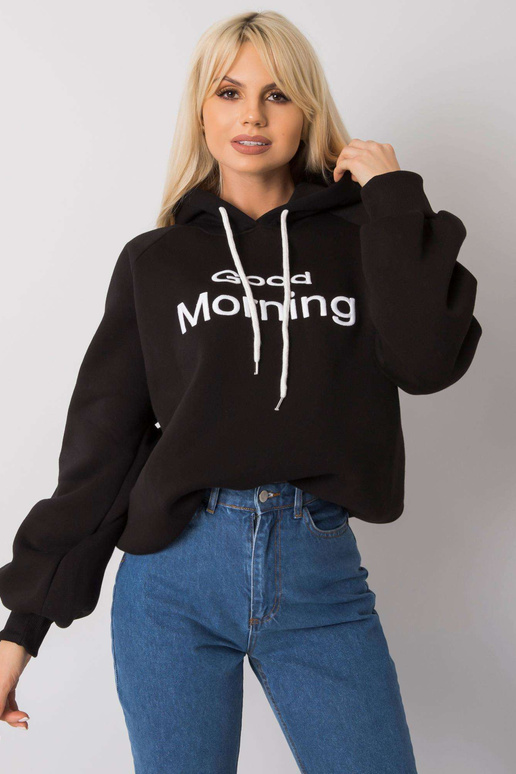 Alice Black Oversize džemperis ar kapuci