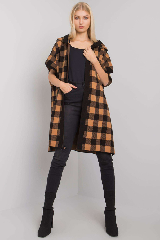 Melns un kamieļa Lovingtona jaka ar...