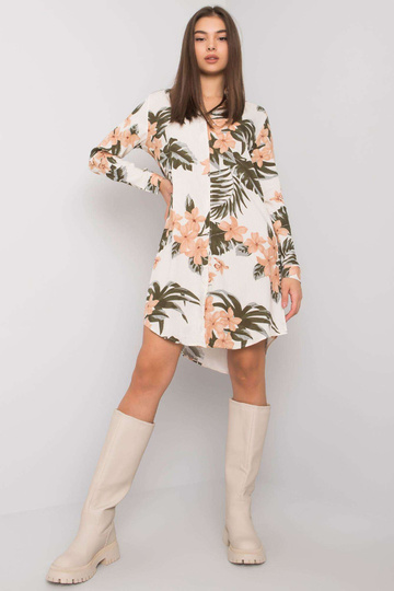 Bēša kleita ar apdrukām... 2