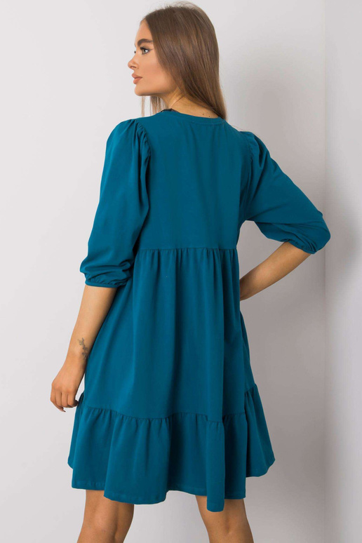 Yelda jūras kokvilnas kleita