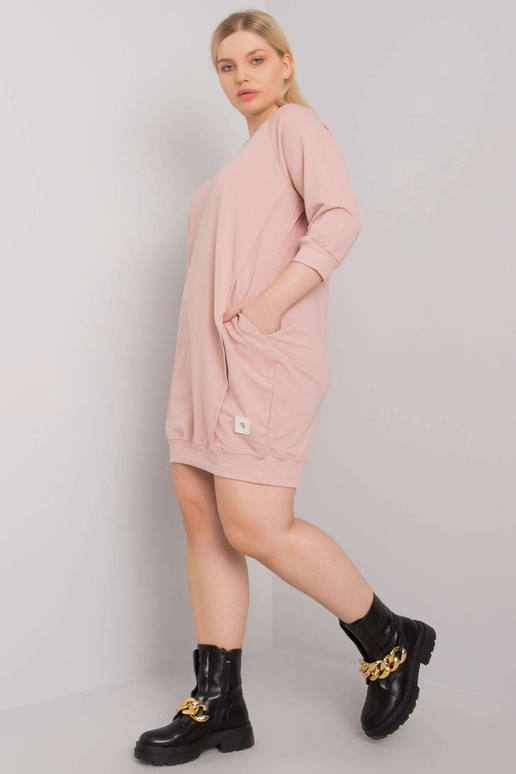 Netīra rozā kokvilnas lielizmēra...