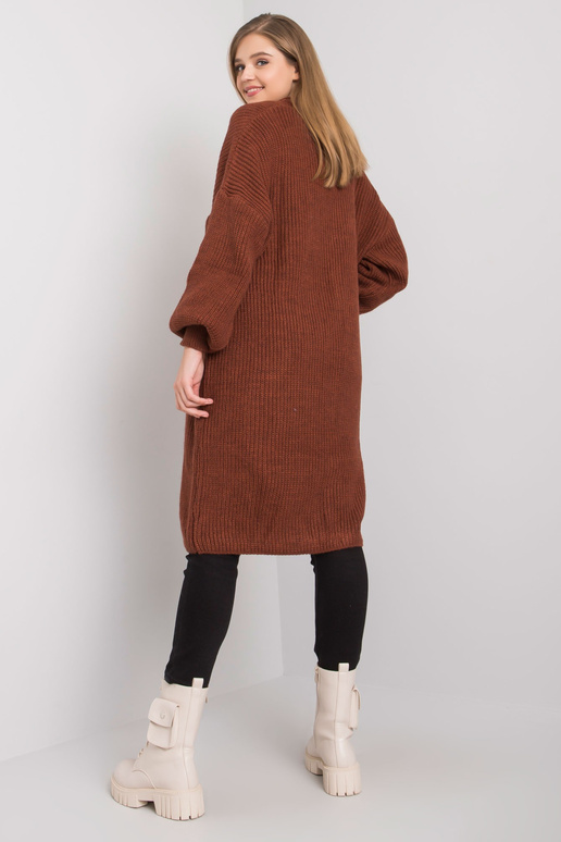 Brūns gultas pārklājs ar vilnu Izzie...