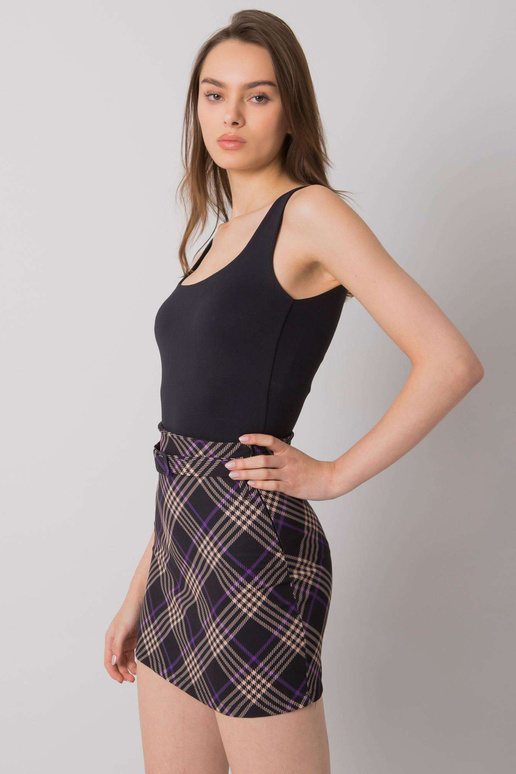 Limeira Melnā un Purpura rūtaini Mini...