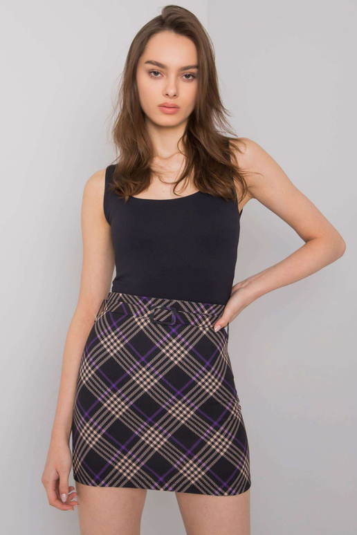 Limeira Melnā un Purpura rūtaini Mini...