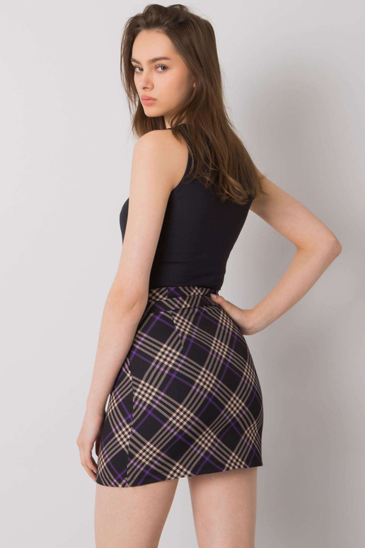 Limeira Melnā un Purpura rūtaini Mini...