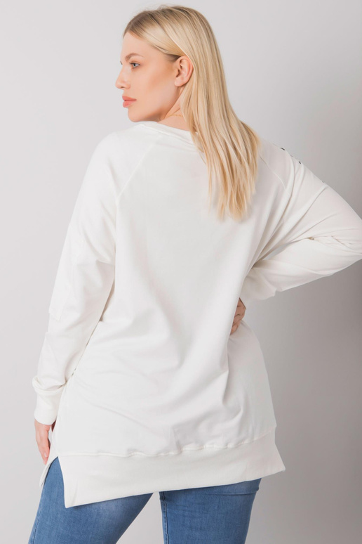 Ecru sporta krekla tunika lielizmēra...