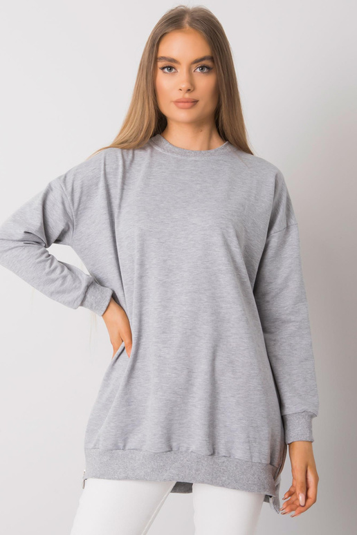 Pelēka melanža tunika ar garām... Pelēka melanža tunika ar garām...