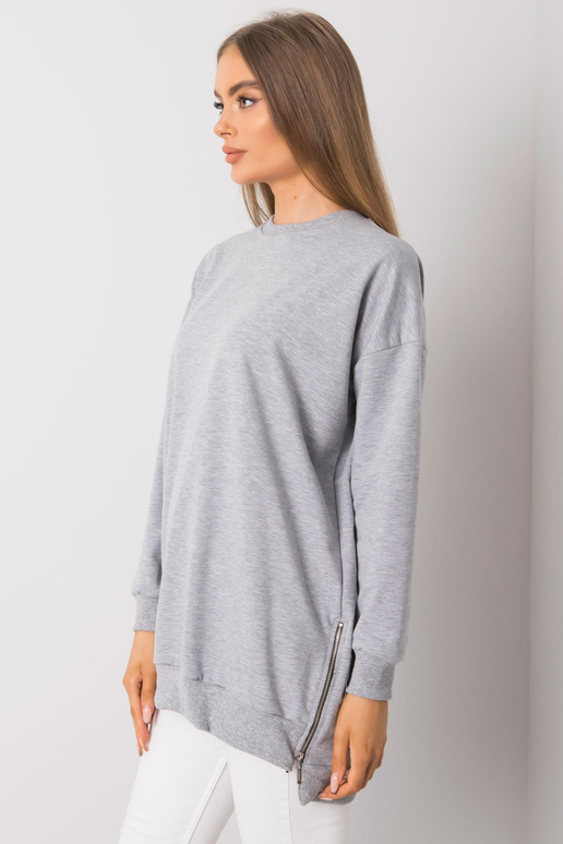 Pelēka melanža tunika ar garām... Pelēka melanža tunika ar garām...