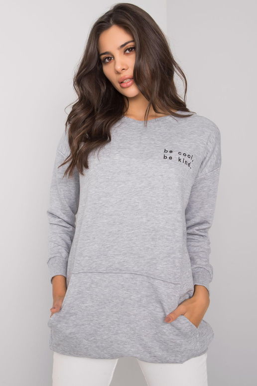 Pelēks melanža ķengura sporta krekls...