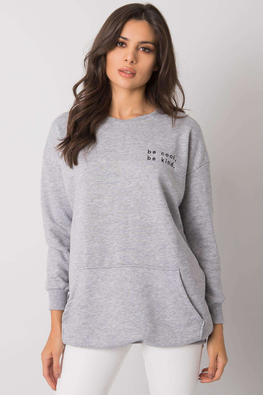 Pelēks melanža ķengura sporta krekls...