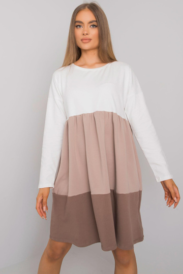 Ekrū-tumši bēša kokvilnas...