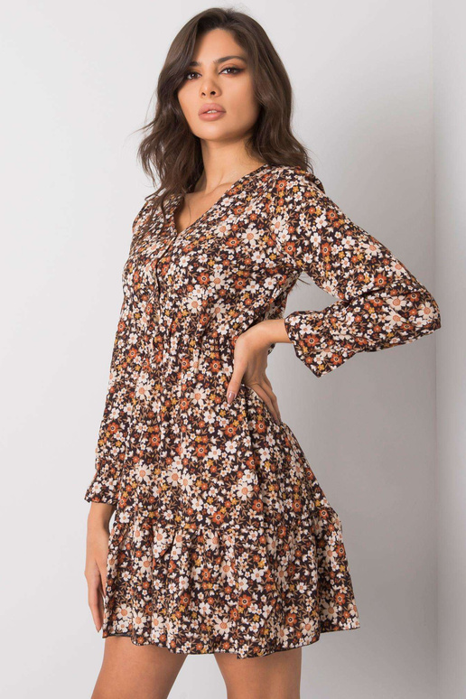 Melna kleita ar volāniem Anavi OCH BELLA