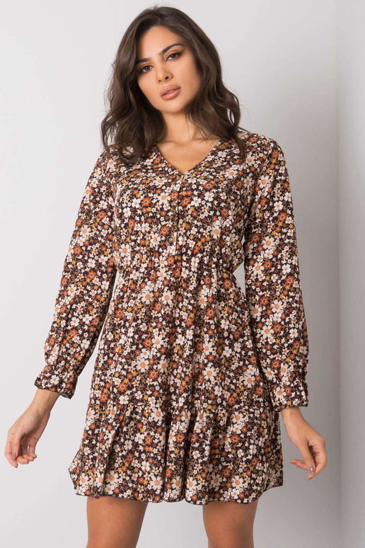 Melna kleita ar volāniem Anavi OCH BELLA