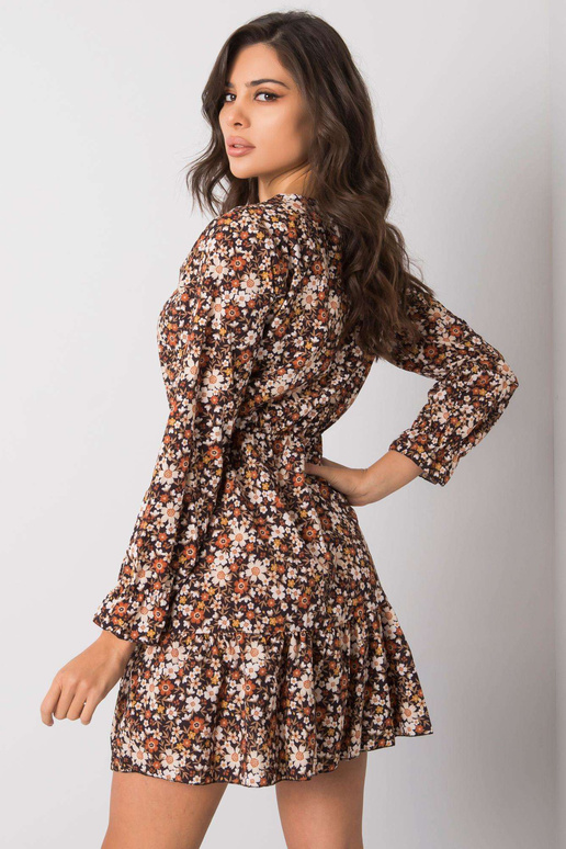 Melna kleita ar volāniem Anavi OCH BELLA