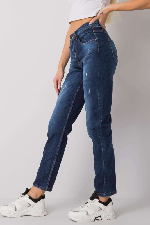 Tumši zili taisni džinsi sievietēm...