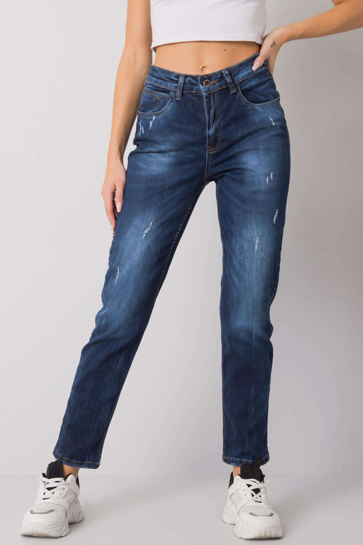 Tumši zili taisni džinsi sievietēm...