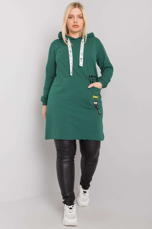 Tunika-RV-TU-7221.80P-tumši zaļš