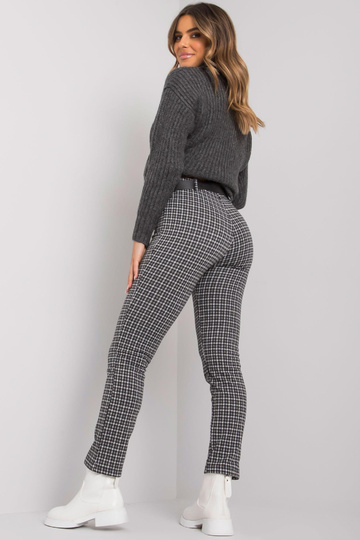 Melnas un pelēkas bikses ar...