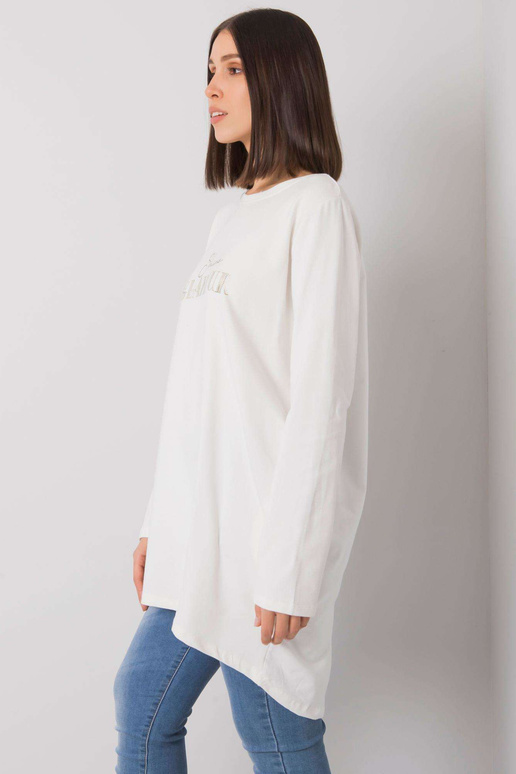 Ecru tunika plus izmērs ar kabatām...