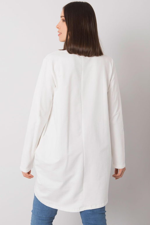 Ecru tunika plus izmērs ar kabatām...