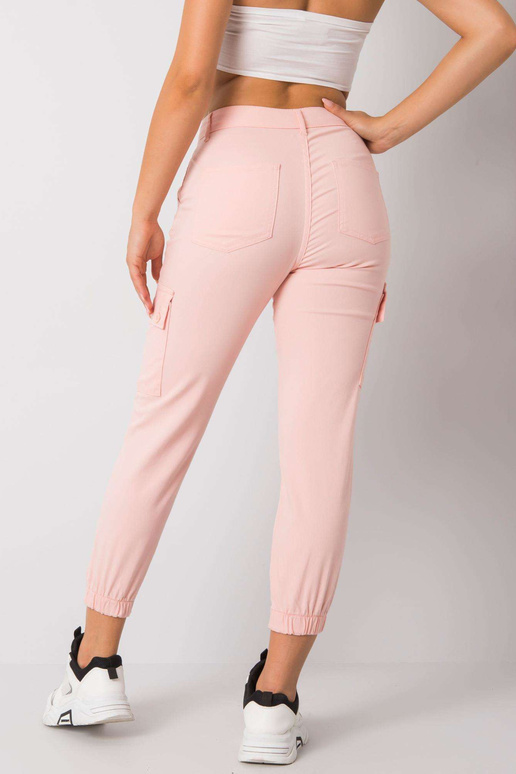 Gaiši rozā auduma bikses Ximenna Gaiši rozā auduma bikses Ximenna