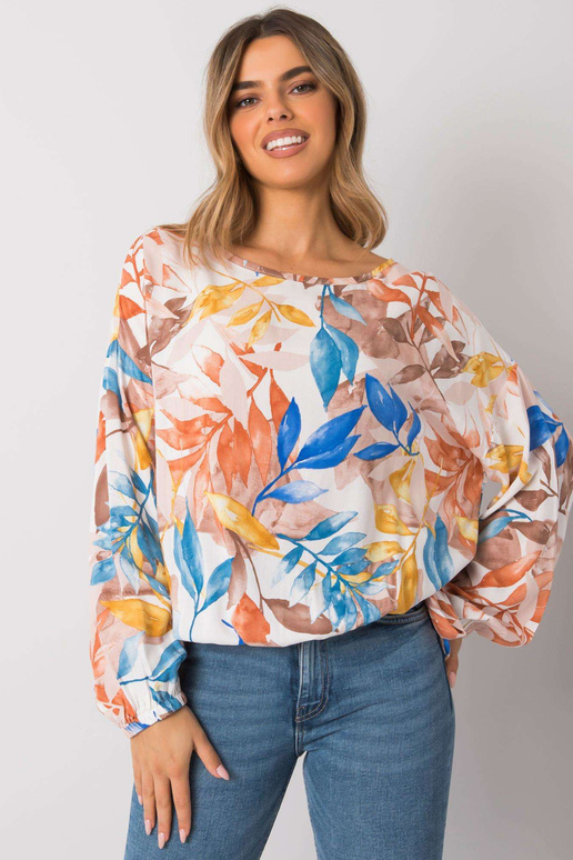 Bēša liela izmēra blūze Chellise