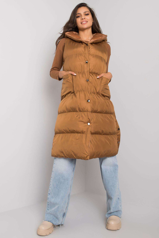 Brūna Chase Hooded stepēta veste