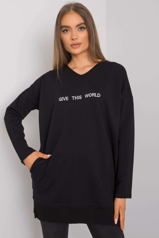 Melna tunika ar uzrakstu Halifax RUE...