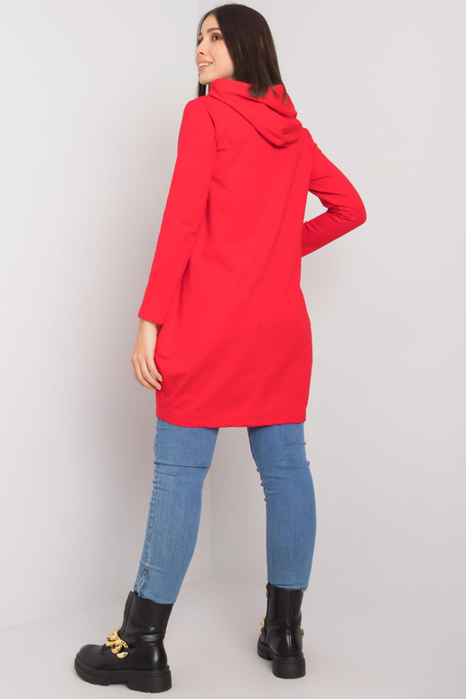 Sarkana kokvilnas tunika liela izmēra...