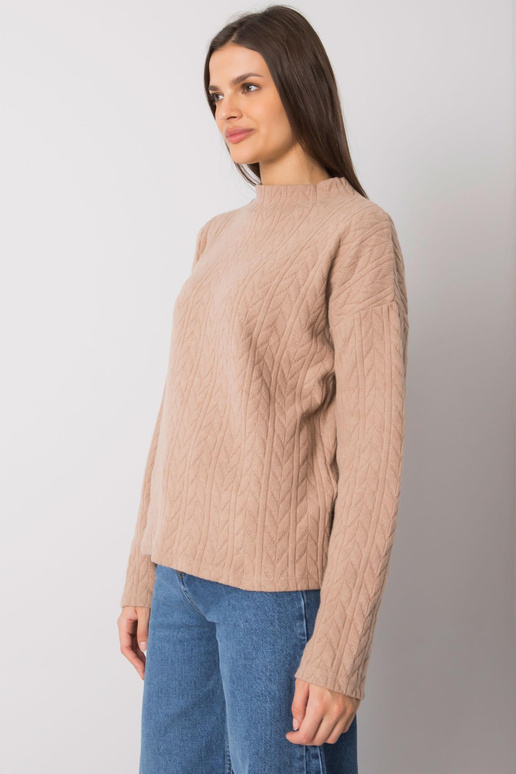 Tumši bēšs džemperis ar nelielu...