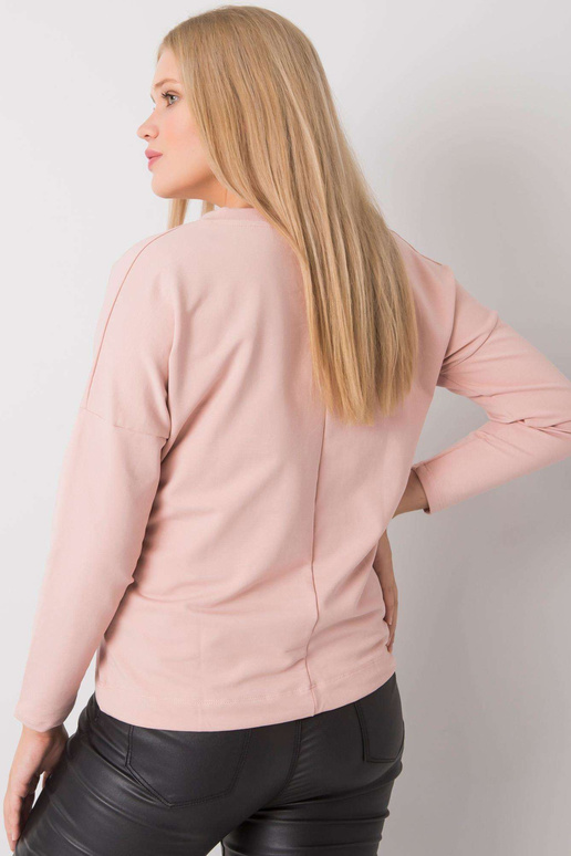 Netīri rozā plus izmēra blūze ar...