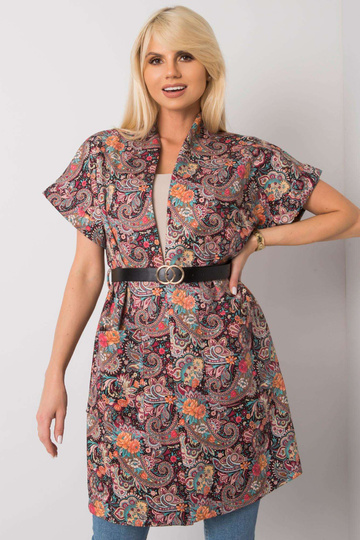 Sonja melns mētelis ar īsām...