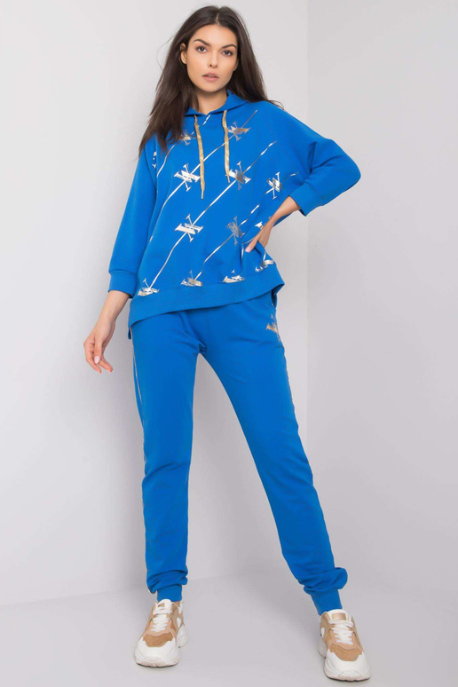 Tumši zils divdaļīgs komplekts ar...