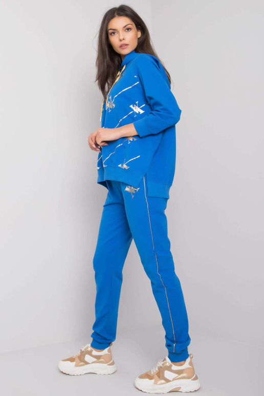 Tumši zils divdaļīgs komplekts ar...