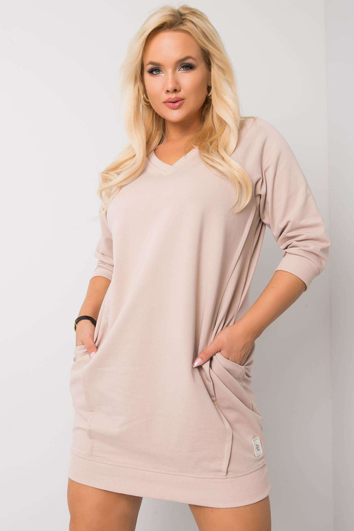 Pale Coffee Cotton Liela izmēra...