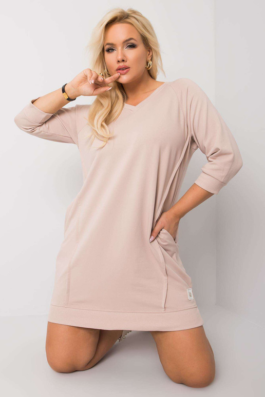 Pale Coffee Cotton Liela izmēra...