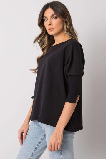 Melna brīva blūze Hassina 2